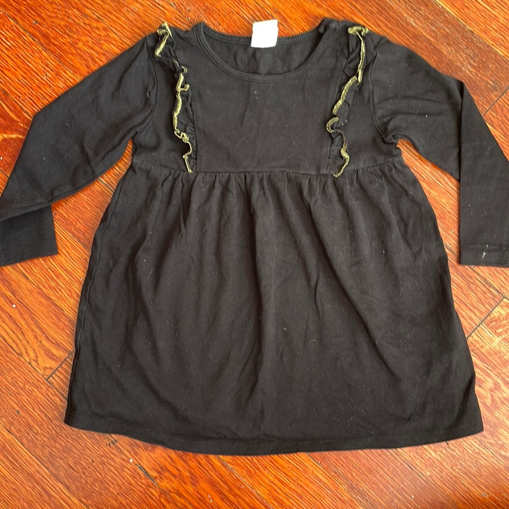 Black & gold dress